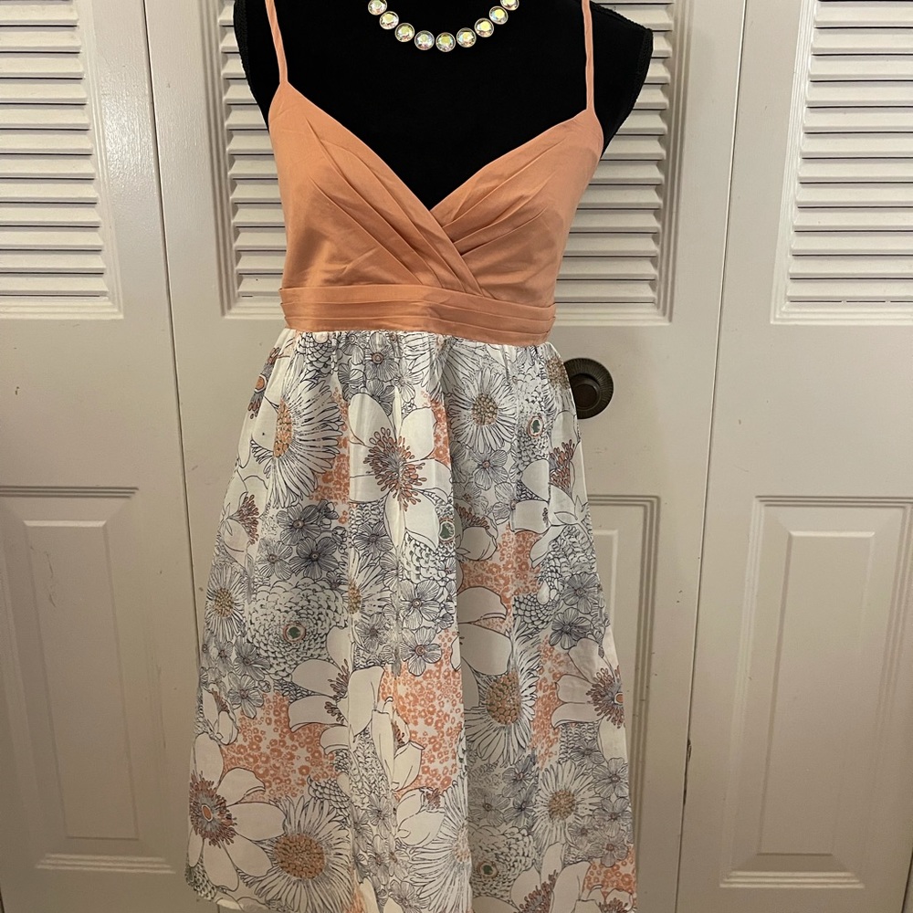 To The Max coral floral dress.